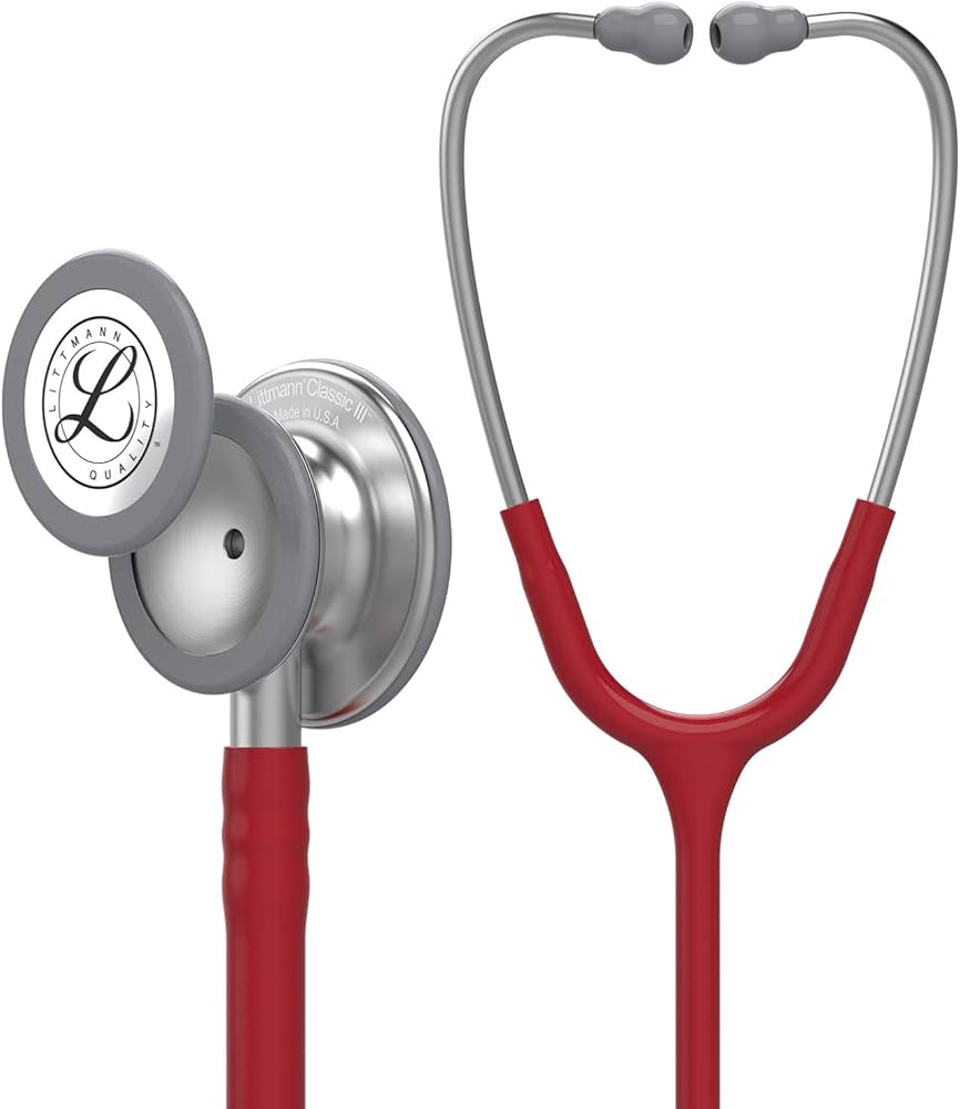 Littmann Classic III Stethoscope: Burgundy
