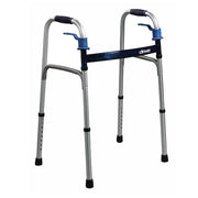 Drive Medical Deluxe, Trigger Release Folding Walker Drive Medical 10225 Trigger Release Folding Walker, Junior | Adjustable 25-32 in Handle Height, 350 lb Capacity, Contoured Grips
