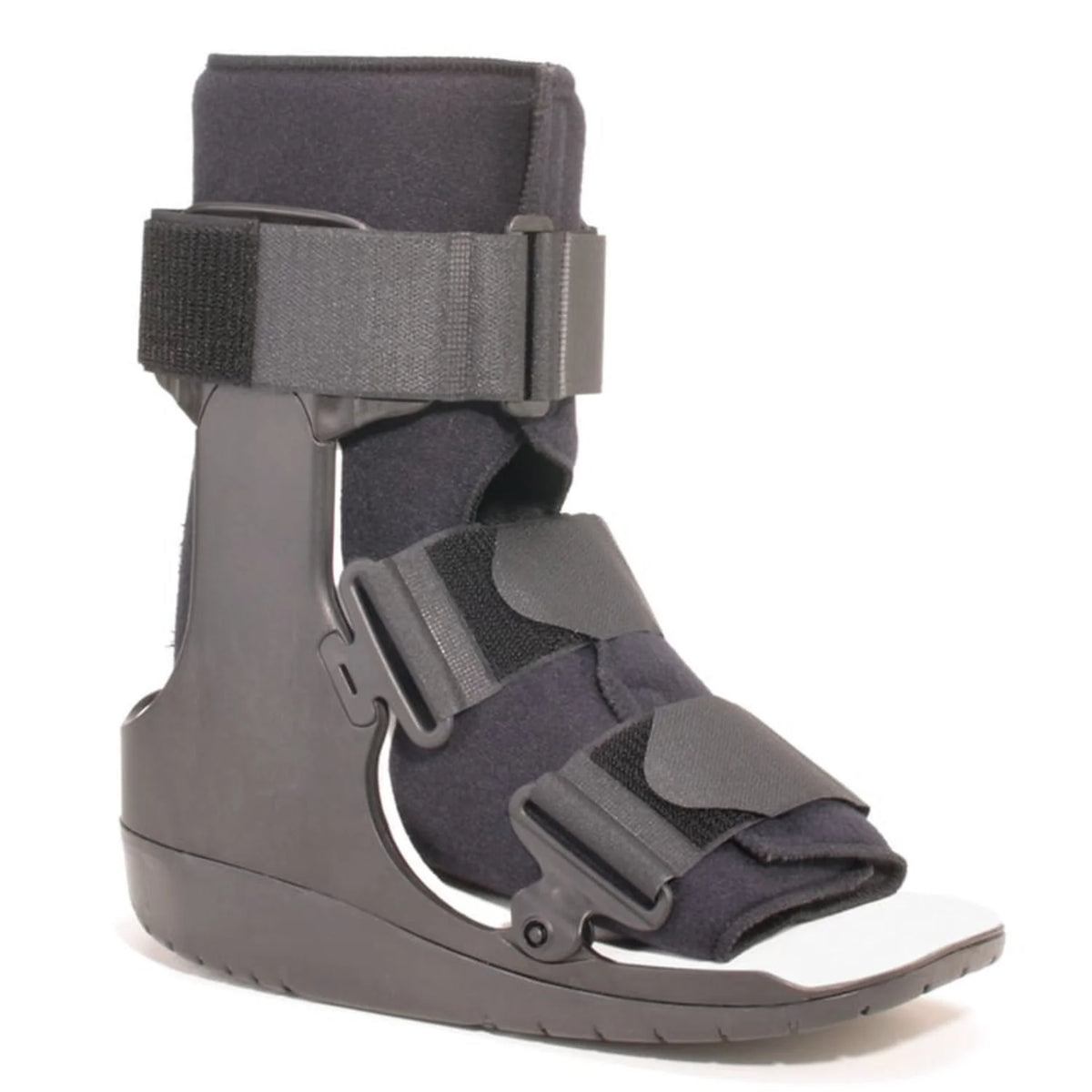 OTC Walker Boot Delux Short Low Top Leg Cast, SHORT / REGULAR Black
