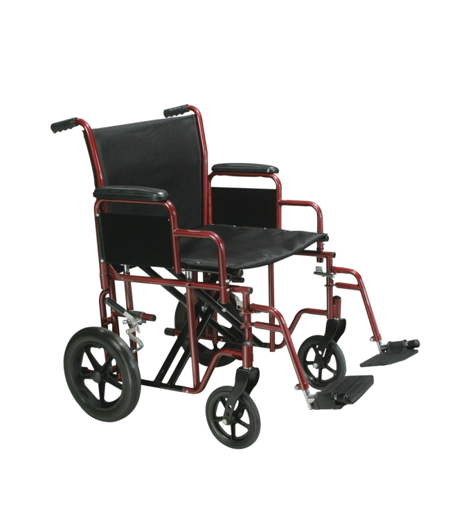 22" Heavy-Duty Transport Chair, Product View