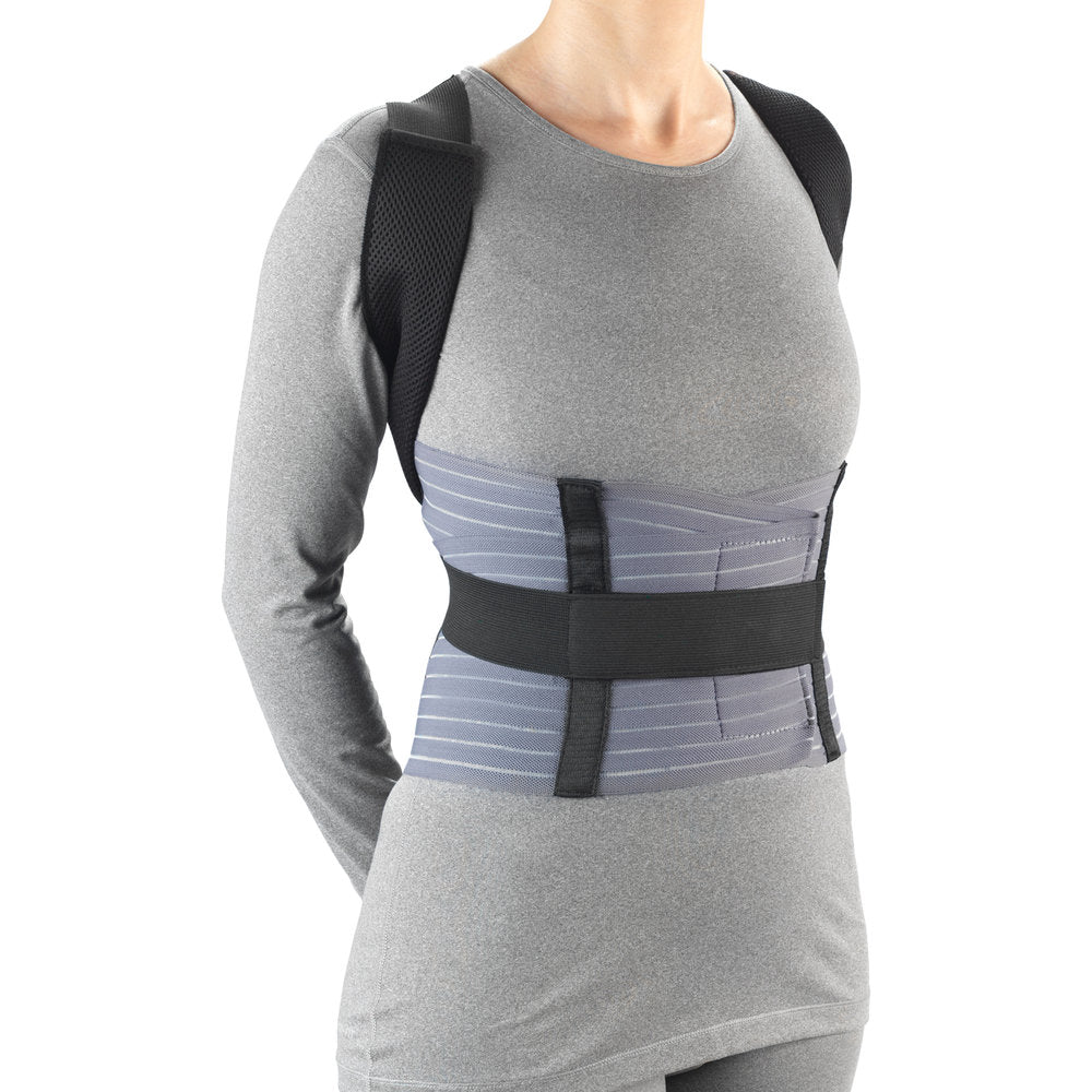 OTC 2456 Comfort Posture Brace | Rigid Stays | Back Support | Adjustable Sizing