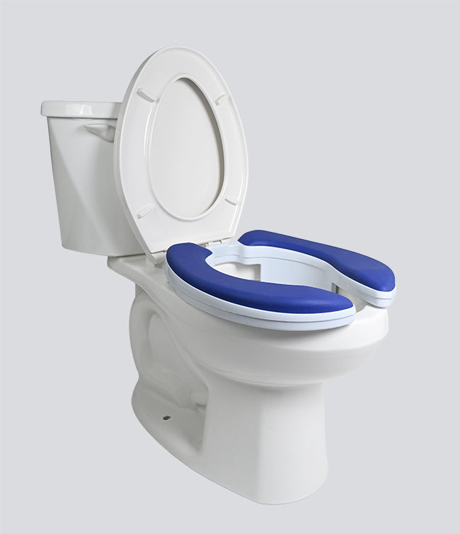 2” Adjustable Raised Toilet Seat - Bathroom Aids