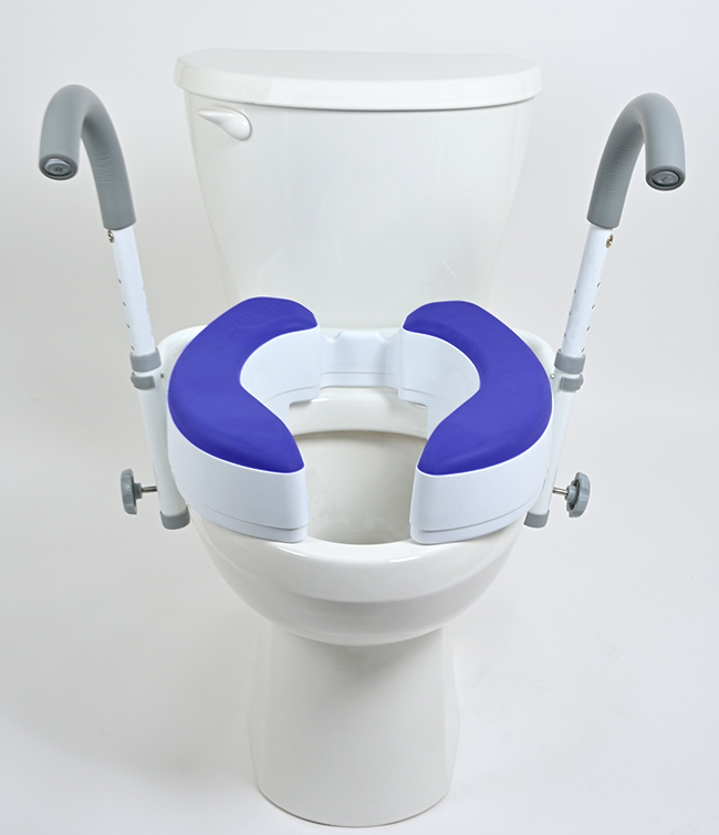 4” ADJUSTABLE RAISED TOILET SEAT Must medical Equipment 