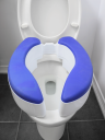 4" Adjustable Raised Toilet Seat | Toilet Riser for Seniors