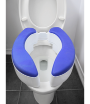 4" Adjustable Raised Toilet Seat | Toilet Riser for Seniors