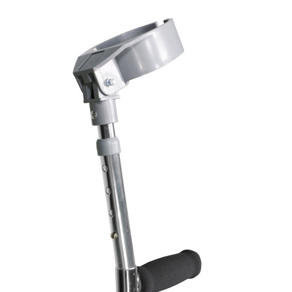 PCP 5090 forearm crutch push-button height adjustment at the leg and cuff