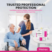 CaviWipes Lingettes désinfectantes antimicrobiennes pour surfaces dures Solution dentaire en bidon, paquet de 160