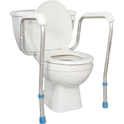Drive Toilet Safety Rail Adjustable Arm Height 28-32 Inch Bathroom – available at Must Medical Equipment, Surrey BC