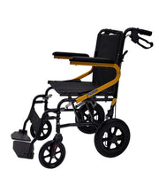 12" Wheel Transport Chair Yellow: MHTC12BYE