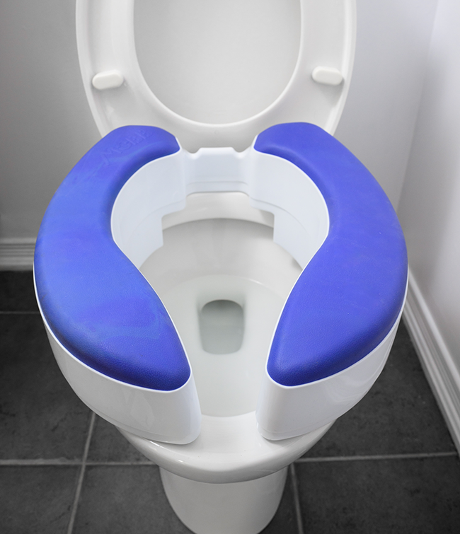 4” ADJUSTABLE RAISED TOILET SEAT