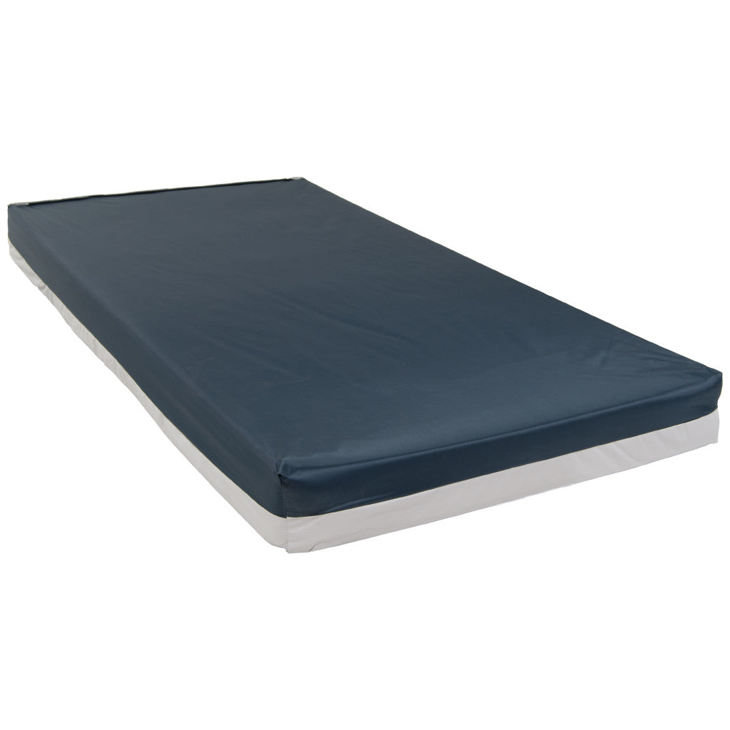 Drive bariatric high-density foam mattress, 42 inches wide by 80 inches long, with fluid-resistant stretch cover