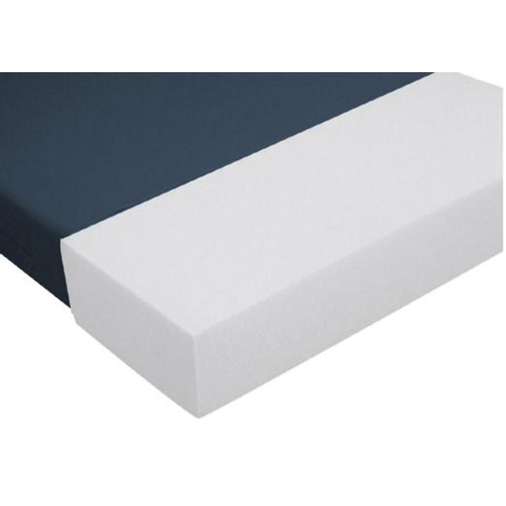 Cross-section of the Drive bariatric high-density foam mattress showing the fire-retardant foam core