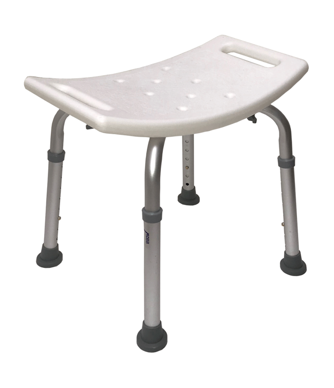 Bath Chair without Back, Angled View