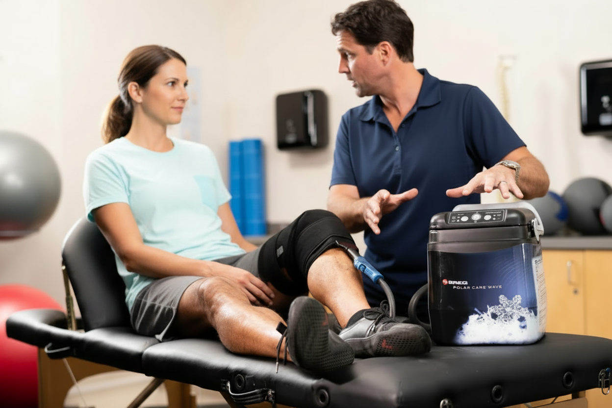 Breg Polar Care Wave® Cold Compression Therapy System Breg Polar Care Wave® Cold Compression Therapy Machine for Knee, Shoulder & Hip