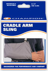 Arm Sling for Adults – Champion Cradle Arm Sling, Universal Left & Right, Adjustable Shoulder Strap, Thumb Loop, One-Hand Application (Model 0017)