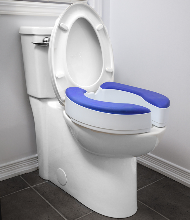 4” ADJUSTABLE RAISED TOILET SEAT