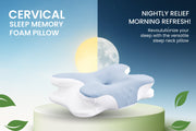 Cervical Spine Support Pillow – Butterfly-Shaped Ergonomic Contour Pillow for Head & Neck Support