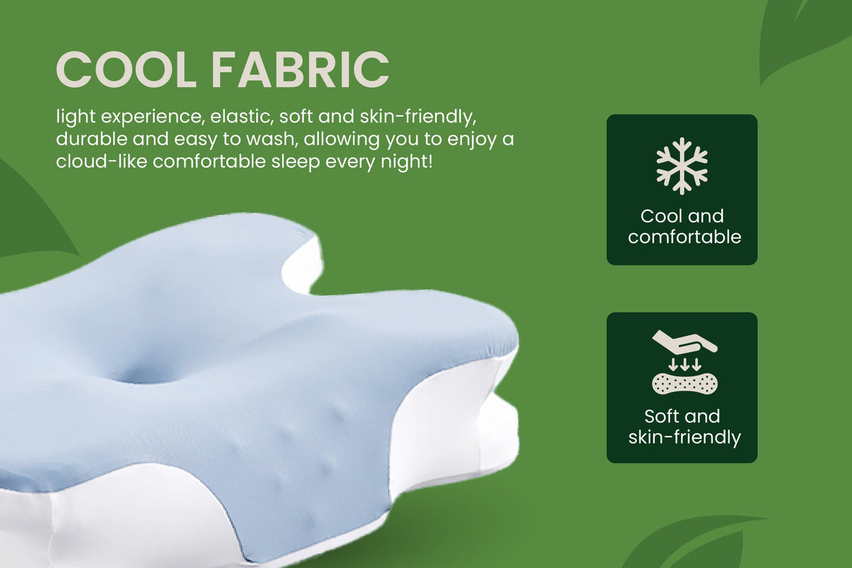 Cervical Spine Support Pillow – Butterfly-Shaped Ergonomic Contour Pillow for Head & Neck Support