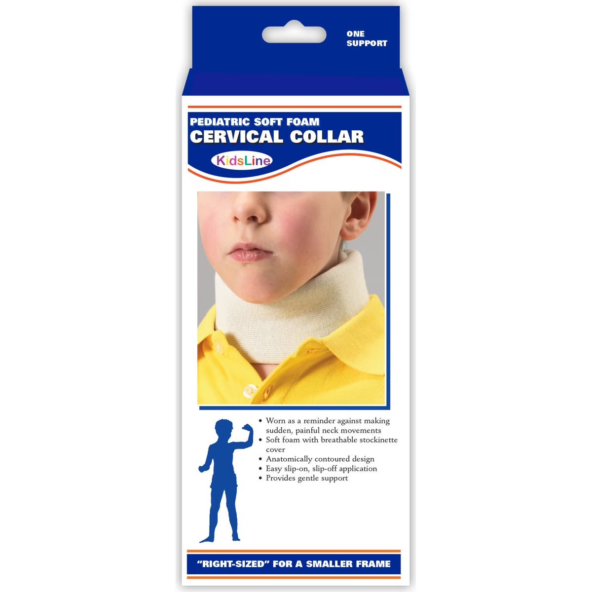Champion Kids Line 0321 Soft Foam Cervical Collar for Children, view 2 of 3 – Must Medical Equipment Surrey