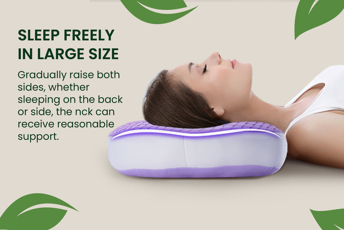 Cloud Nest Honeycomb Pillow – Breathable Ergonomic Support Pillow for Back, Side & Stomach Sleepers