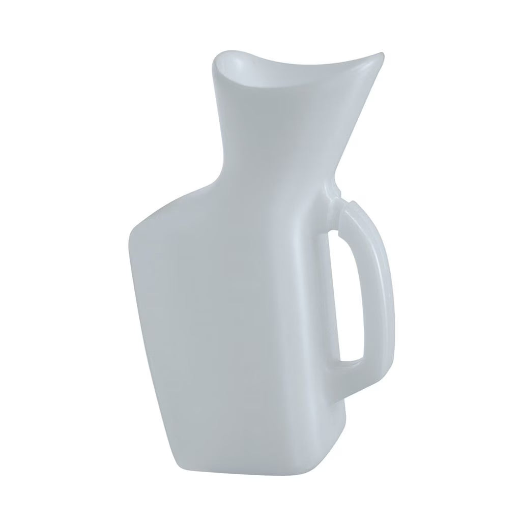 Portable Bedside Urinal with Lid | Male or Female Portable Travel Pee Bottles| Drive Medical