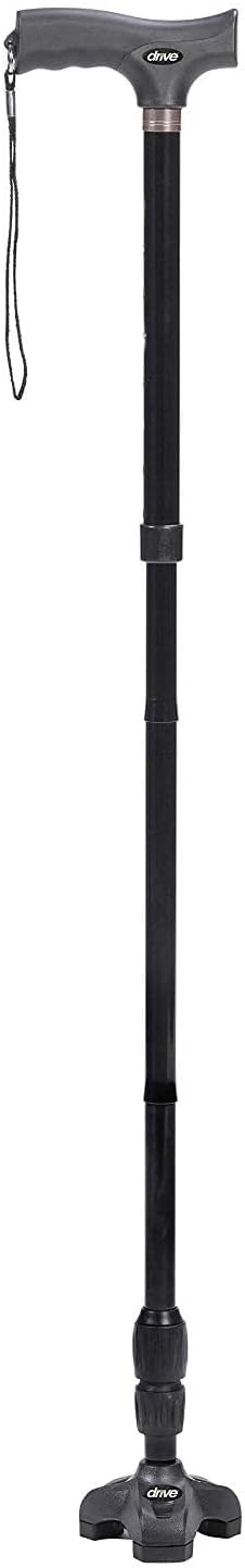 Drive Medical Flex N Go Adjustable Folding Cane with T Handle, Black, view 6 of 6 – Must Medical Equipment Surrey