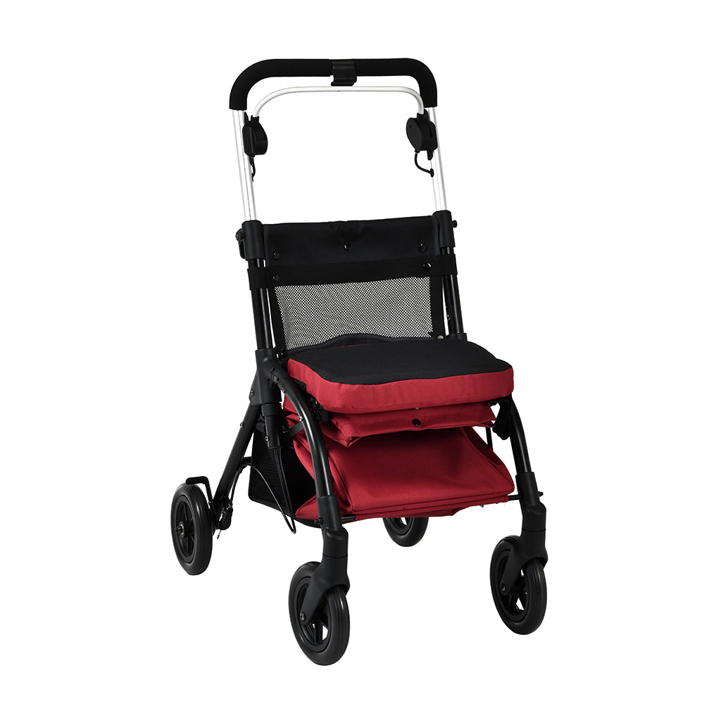 Essentials Shopping Rollator, Angle View