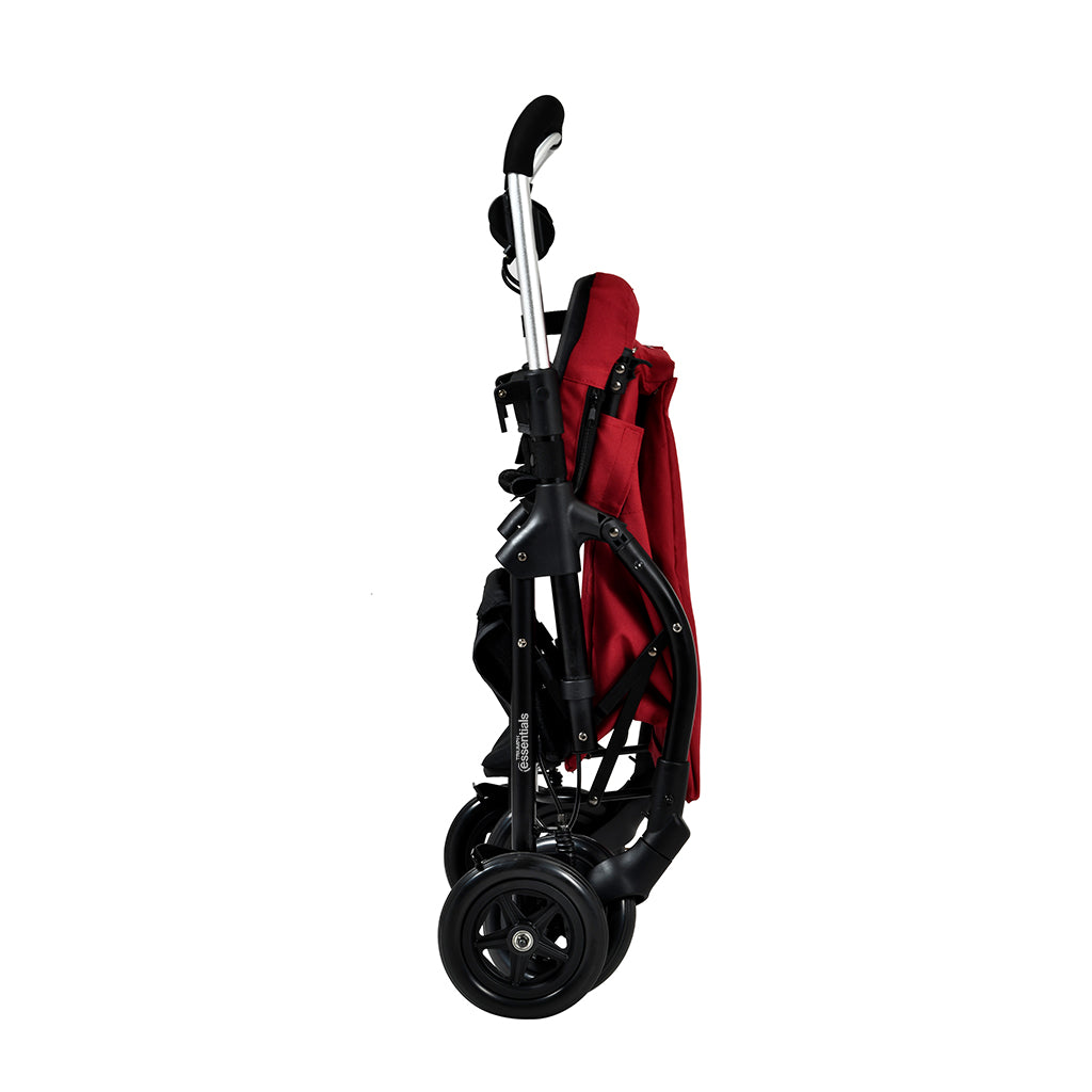 Essentials Shopping Rollator, Folded View