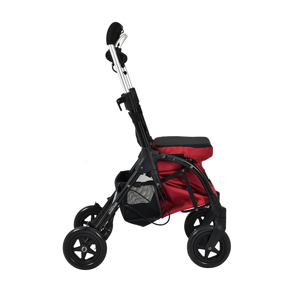 Essentials Shopping Rollator, Rear Basket Detail