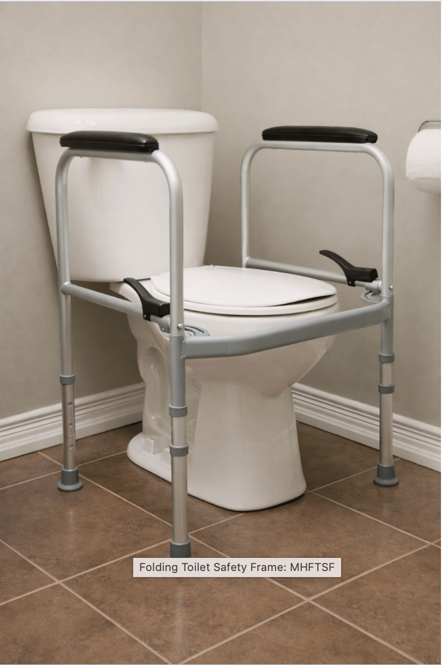 Folding Toilet Safety Frame