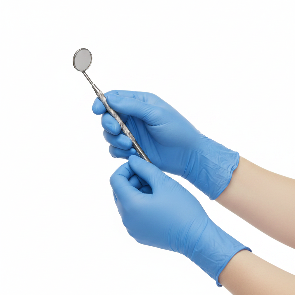 Glove Exam Nitrile Powder-Free Non-Sterile Stevens Dental Solutions Medium BX/200