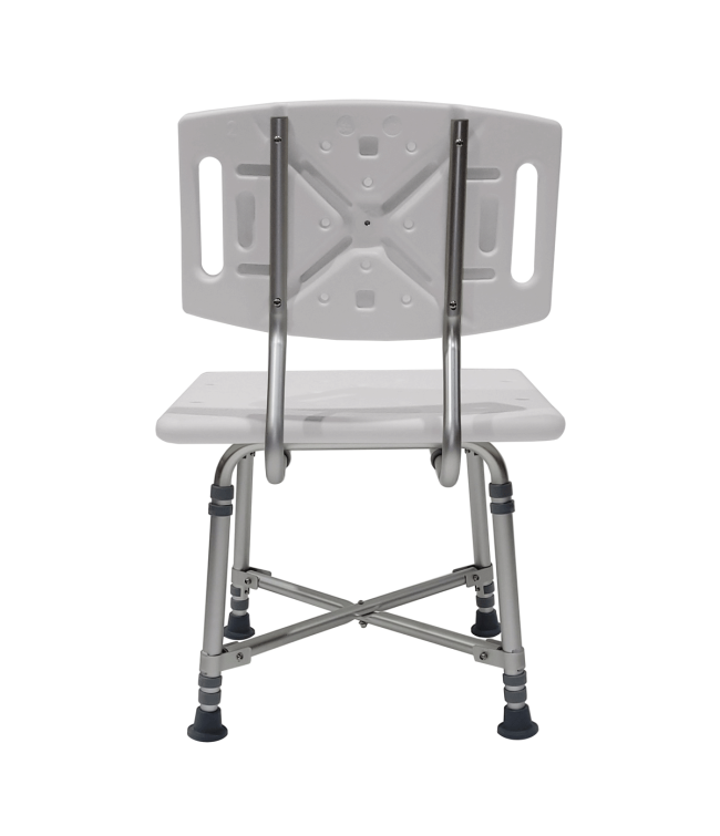 Heavy Duty Bath Chair with Back, Back View
