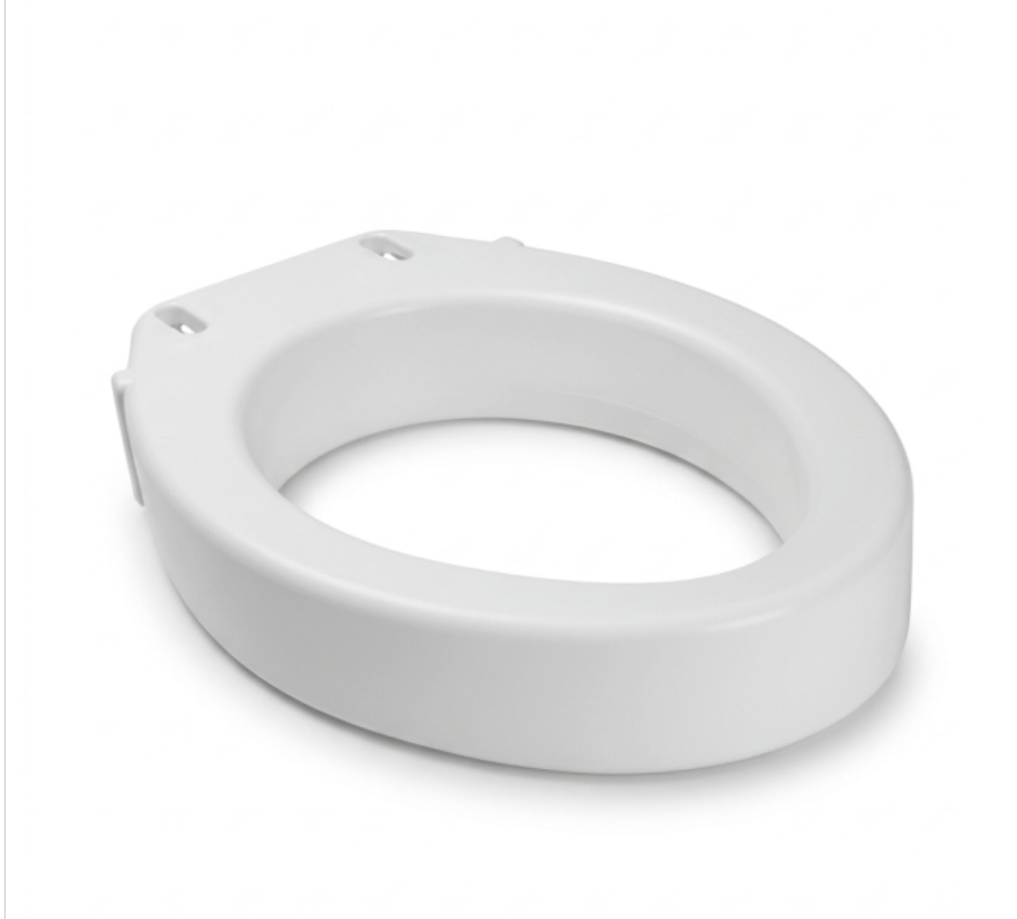 Hinged 4" Raised Toilet Seat, Elongated, Product View