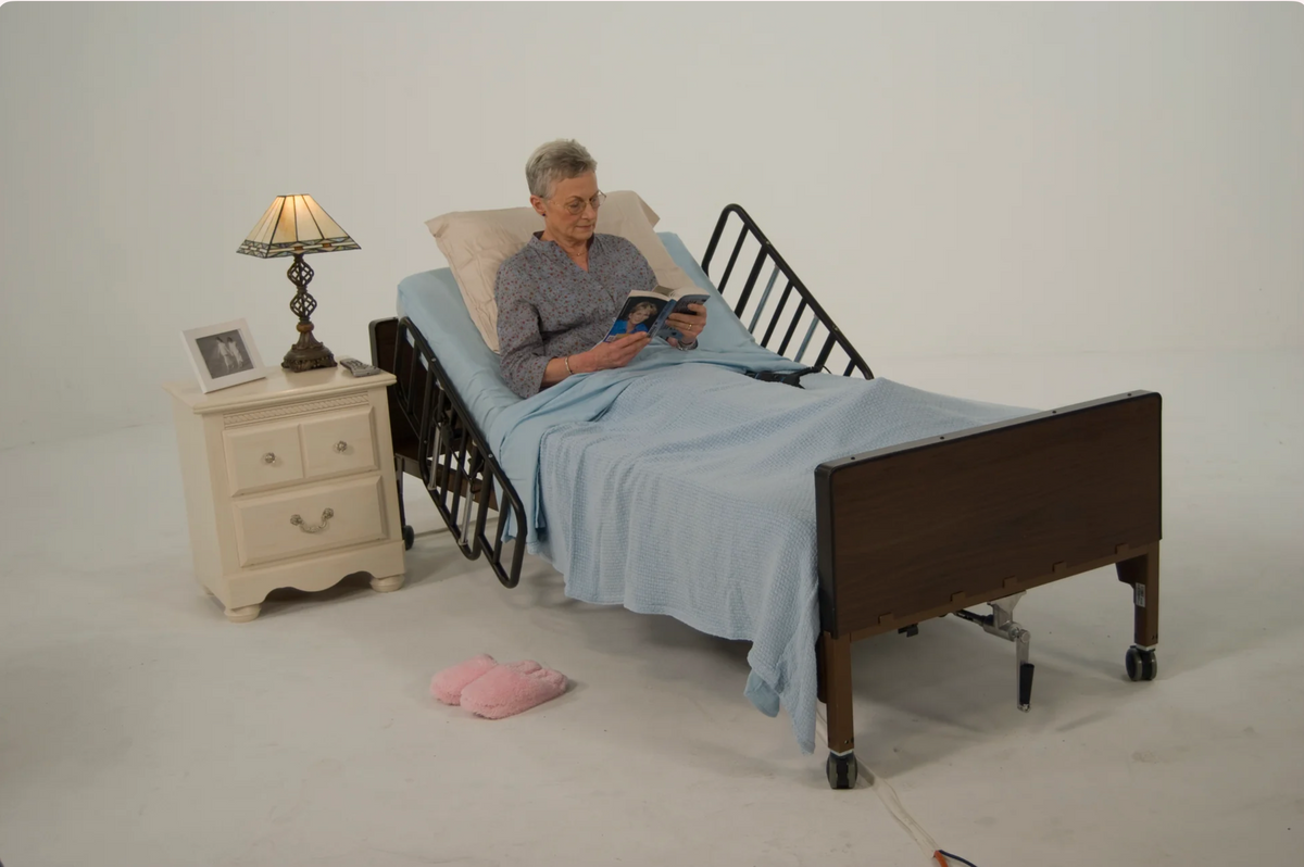 Drive Full Electric Low-Height Hospital Bed Adjustable Comfort Home Care