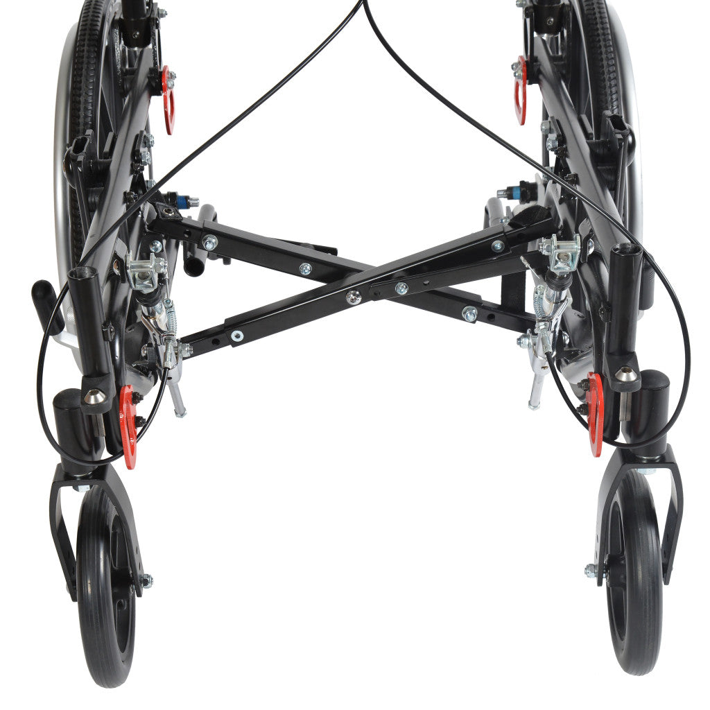 Folding Tilt-In-Space Wheelchair – Adjustable Width & Depth 16" 18" and 20"