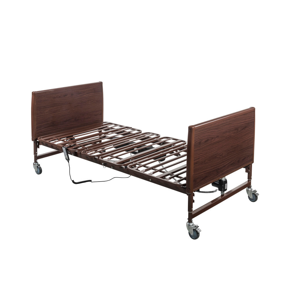 Drive lightweight bariatric full electric adjustable bed with 600 pound capacity and dual motor frame
