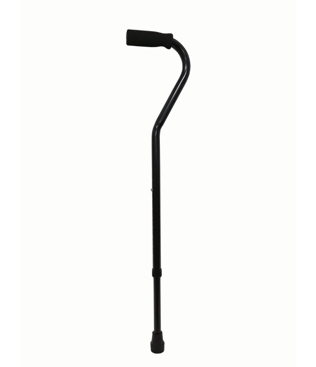Offset Cane Black, Alternate Angle View