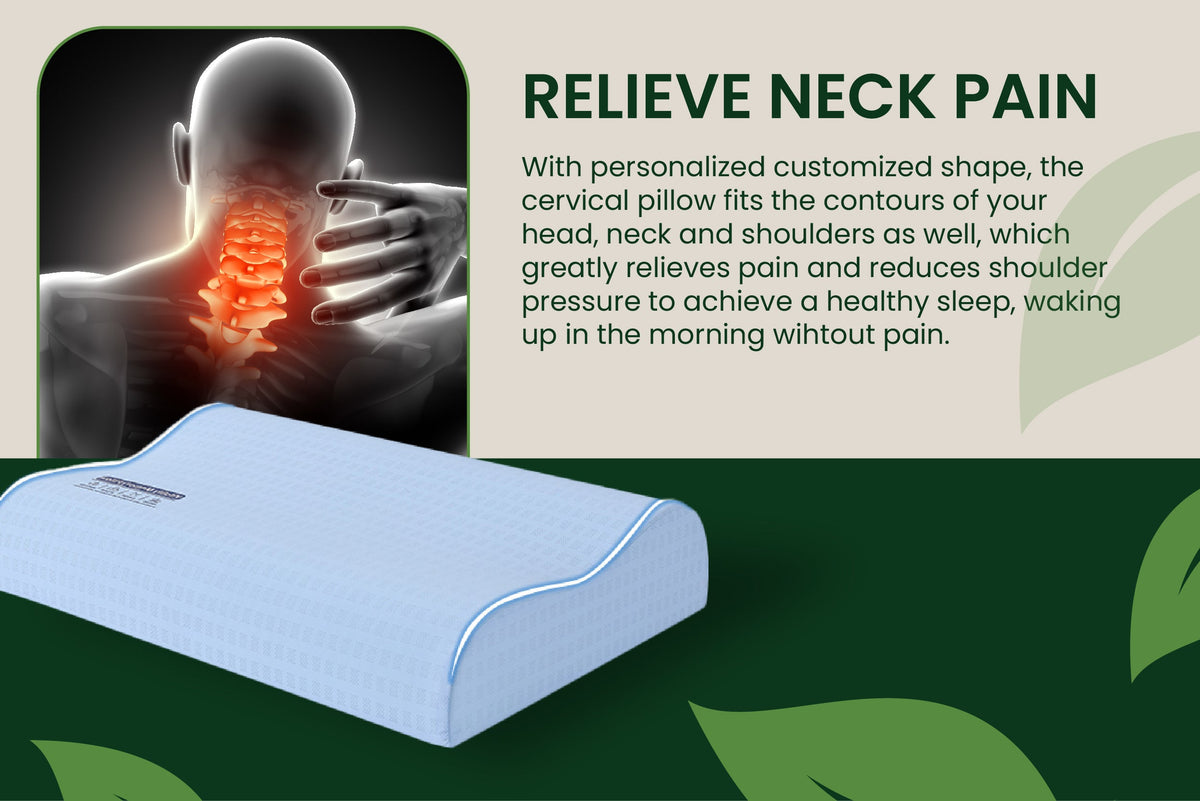 Therma Cool Pillow Memory Foam Pillow, Refreshing and Breathable