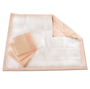 Disposable Underpad 30x30 Inch Super Absorbent Peach Poly Case of 100, view 2 of 3 – Must Medical Equipment Surrey