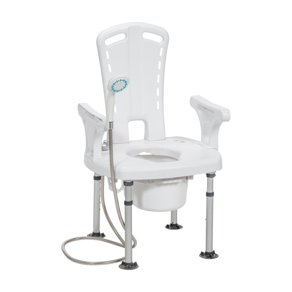 Aqua Shower Chair & Commode with Bidet Spray (Special Order)