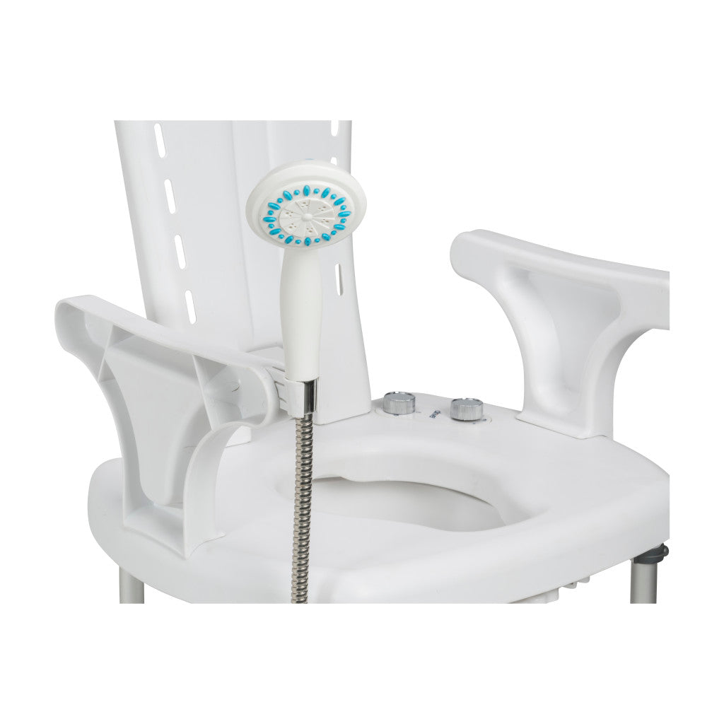 Aqua Shower Chair & Commode with Bidet Spray (Special Order)