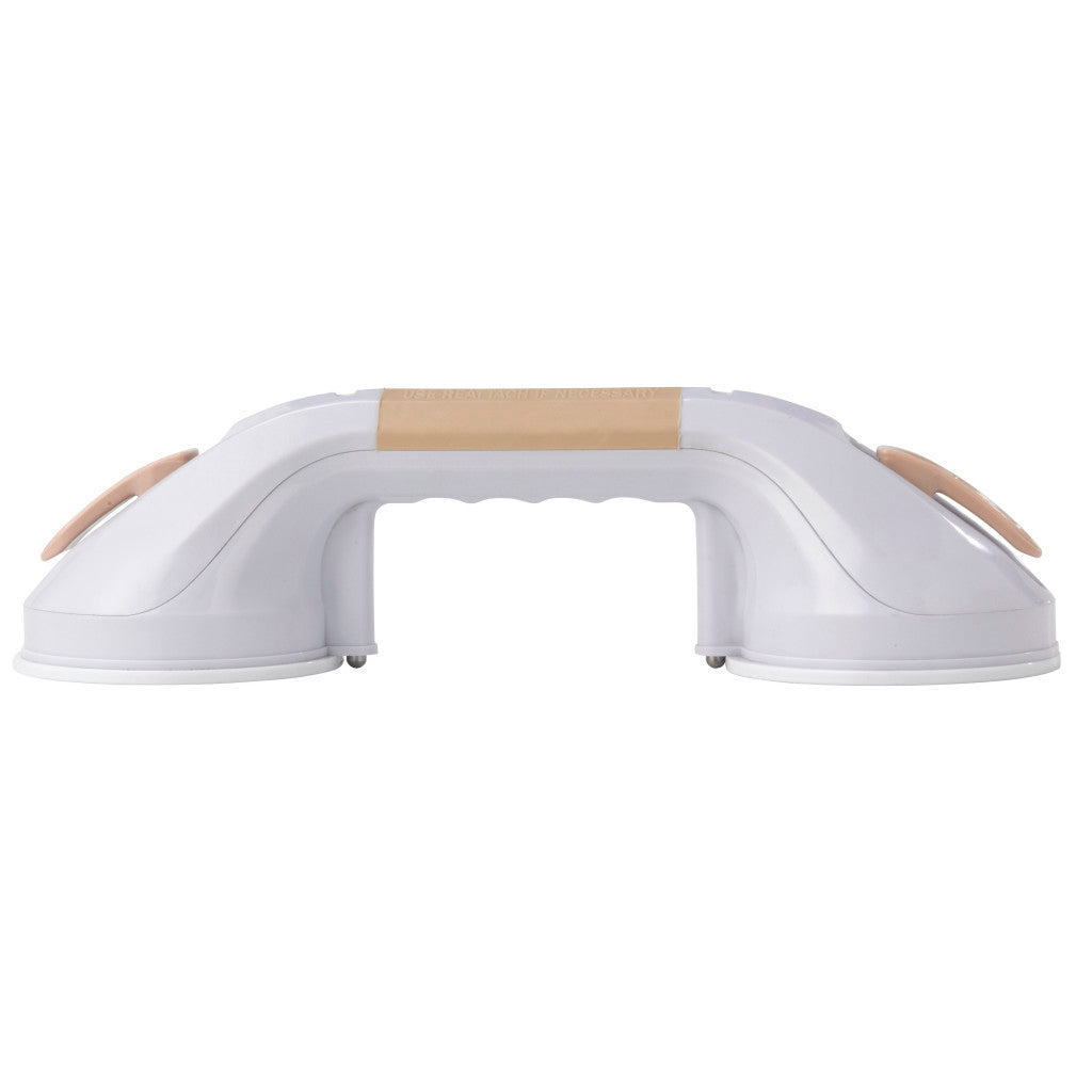 Drive Medical 12" Suction Grab Bar — Removable, No-Drill Bathroom Safety Handle