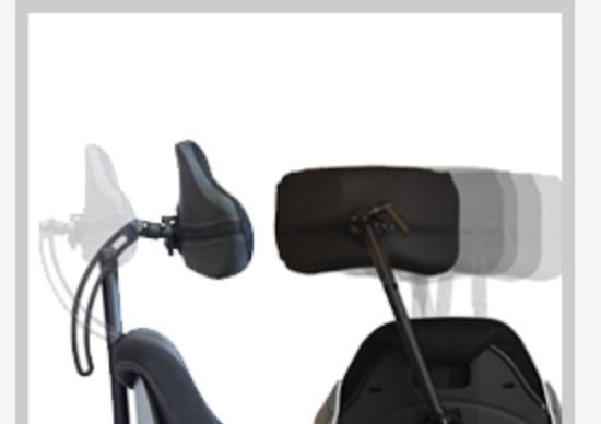 Wheelchair Headrest Hardware | Multi-Axis Mounting Bracket | NIB-0747