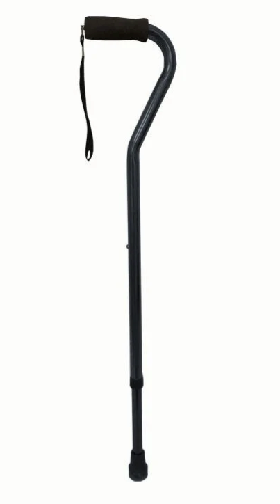Black Offset Walking Cane – available at Must Medical Equipment, Surrey BC