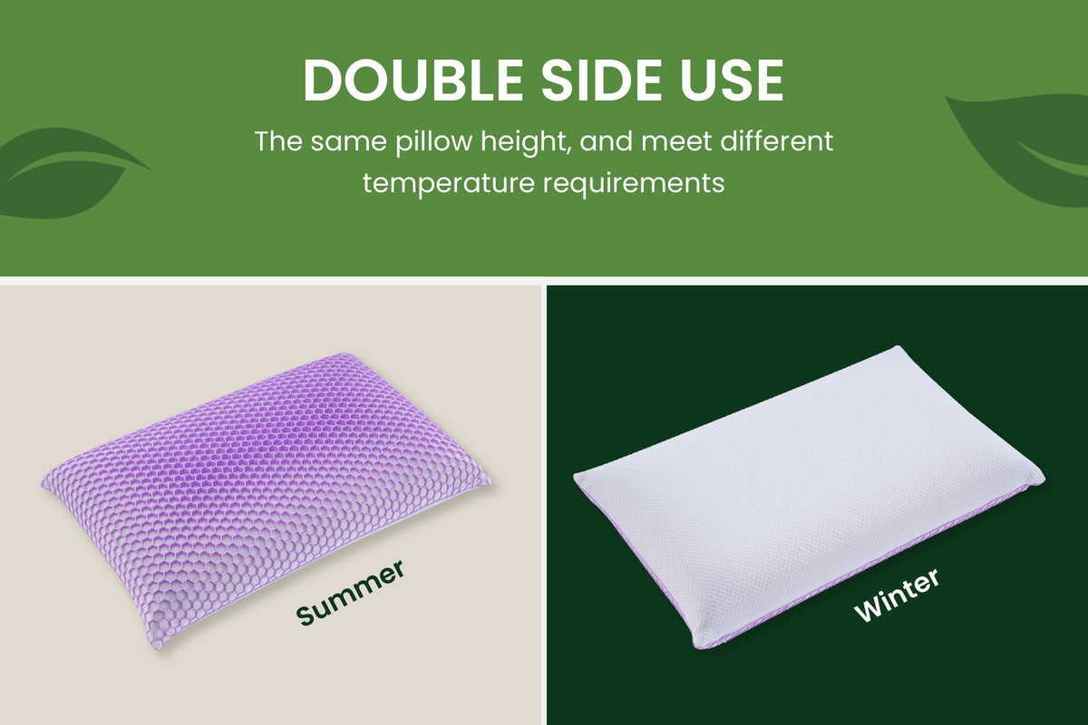 Therma Cool Pillow Memory Foam Pillow, Refreshing and Breathable