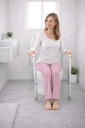Toilet Safety Frame | Dual Grab Bar Support