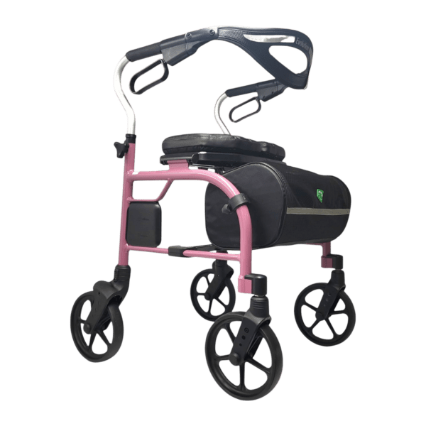 Trillium Series Rollator Walker, Pink Tall Model