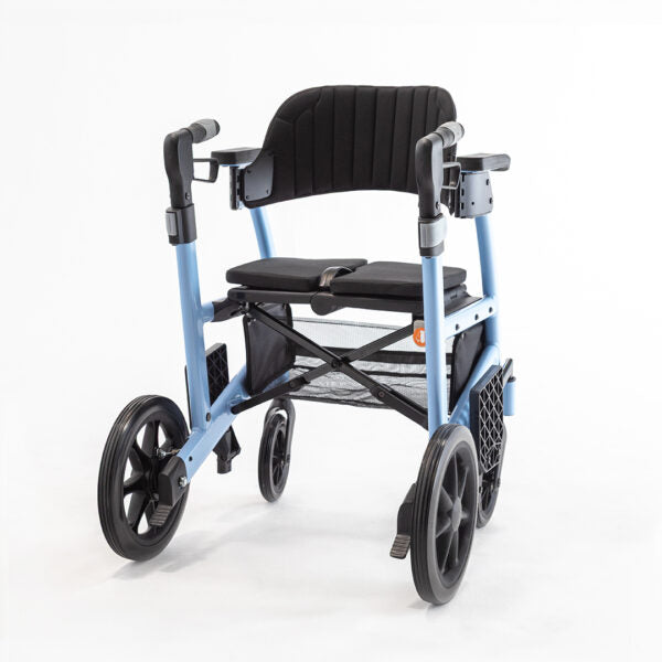 Triumph Prestige Power Wheelchair – Sky Blue | Folding Electric Wheelchair