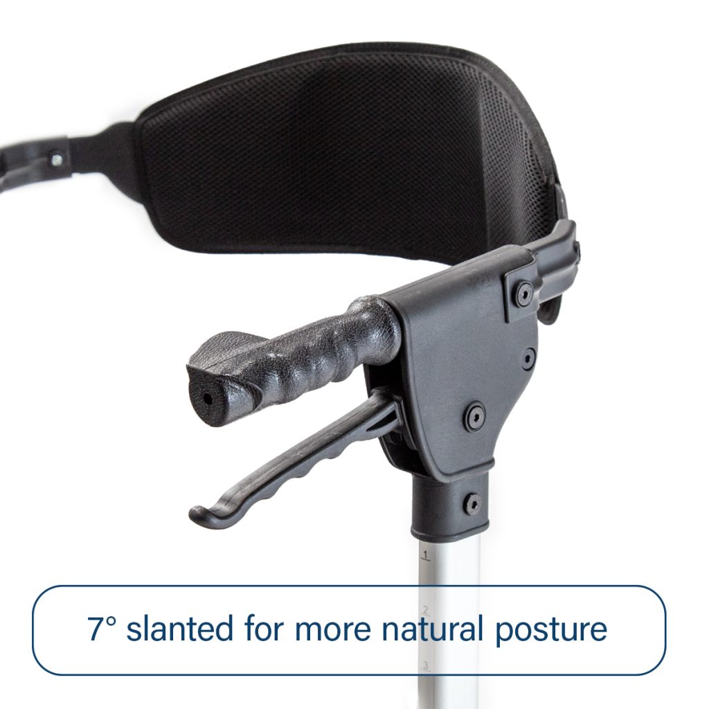 Triumph Escape Rollator Gray, Handle Detail