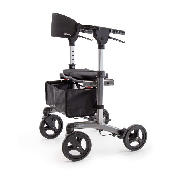 Gray Triumph Escape rollator walker, product view